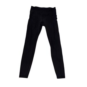 Lululemon Running Tights Leggings Pockets Luxtreme Z40416 Black, Sz 6